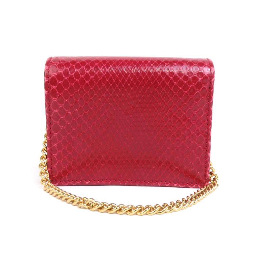 GUCCI グッチ　二つ折りミニ財布　ミニウォレット　パイソン GUCCI（グッチ） 財布 GGマーモント パイソン カードケース コイン