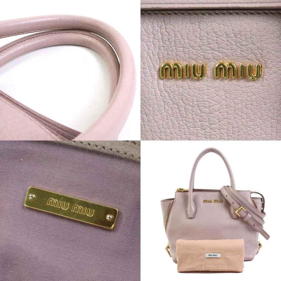 miu ミュウミュウ MIUMIU ハンドバッグ 斜め掛けショルダーバッグ  