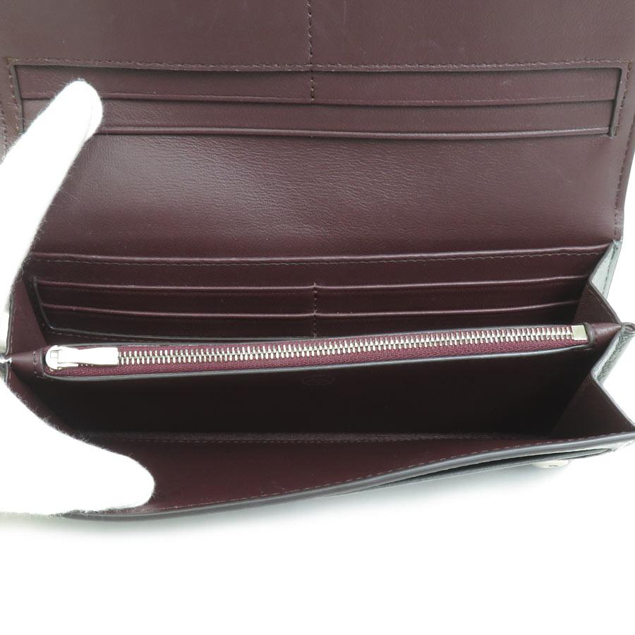 Mulberry マルベリー 二つ折り長財布 レザー グレー : ブランド 