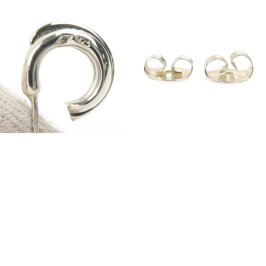 ⚪︎CHANEL シャネル ピアス 925 シルバー 片耳 CHANEL シャネル フープピアス ロゴ 925 シルバー ヴィンテージ