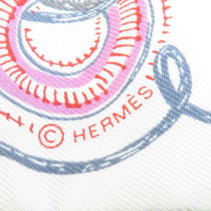 HERMES（エルメス） スカーフ シルク ホワイト系マルチカラー