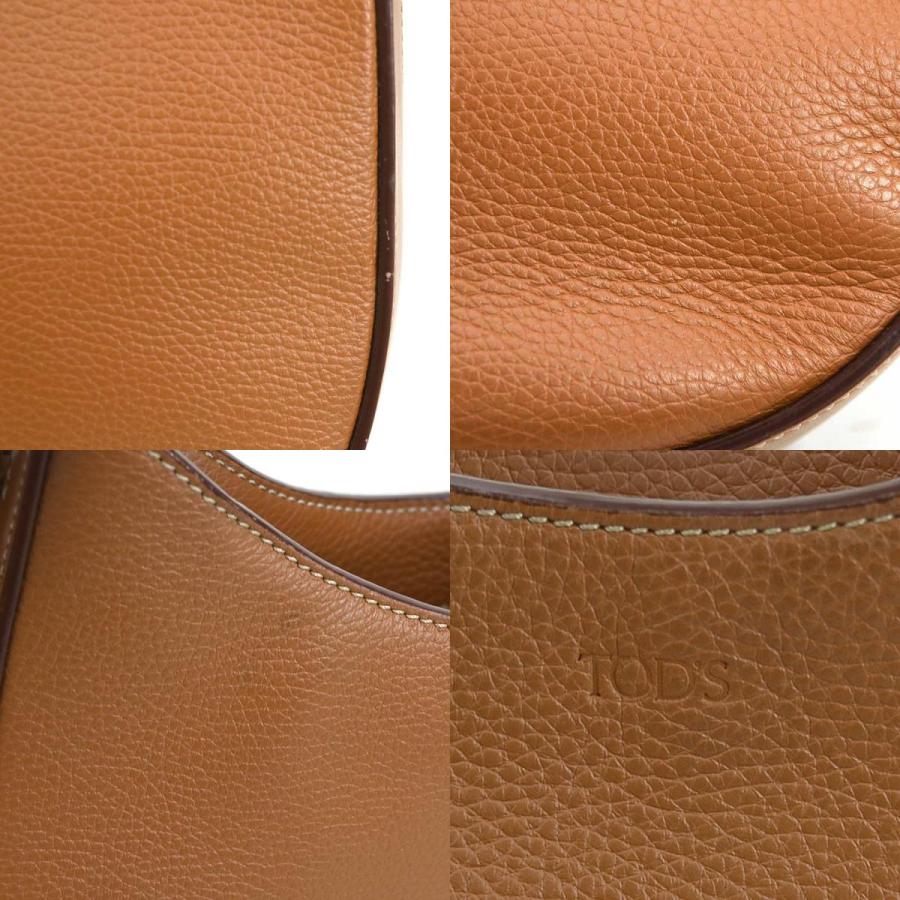 美品 TOD’S トッズ ハンドバッグ シボレザー オールレザー ブラウン トッズ TOD'S ハンドバッグ レザー ブラウン : ブランドバリュー
