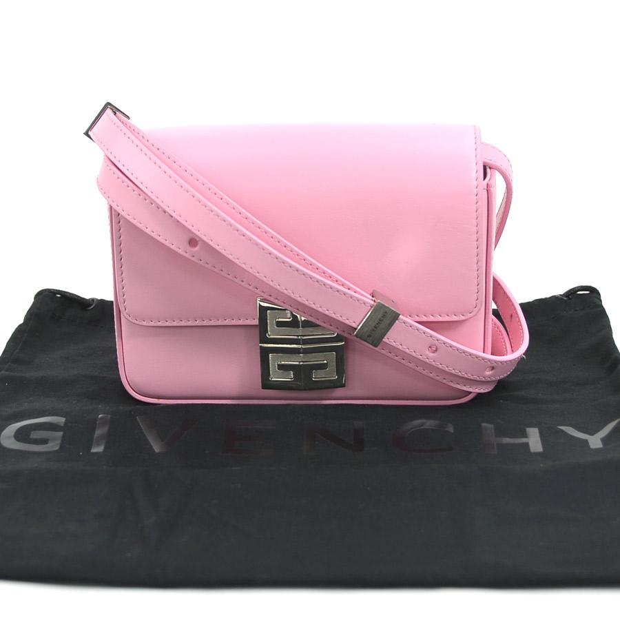 ジバンシィ GIVENCHY ショルダーバッグ レザー ピンク : ブランド 
