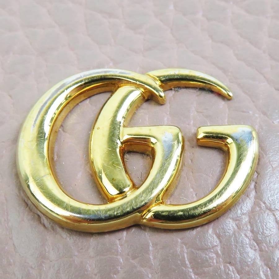 GUCCI（グッチ） 二つ折り財布 レザー ベージュ : ブランドバリュー