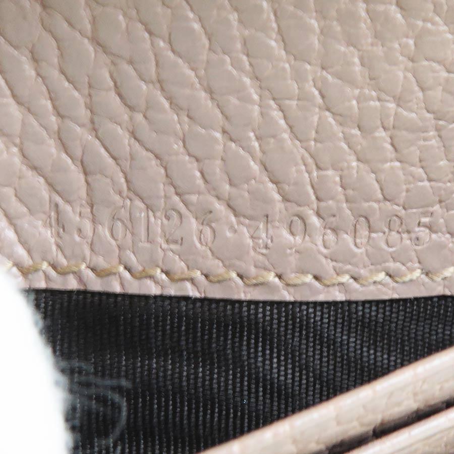GUCCI（グッチ） 二つ折り財布 レザー ベージュ : ブランドバリュー