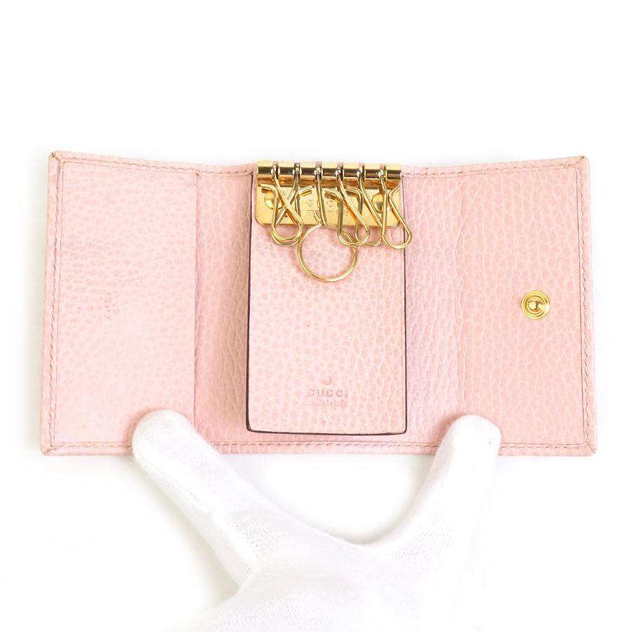 GUCCI（グッチ） キーケース レザー ピンク : ブランドバリュー - 通販