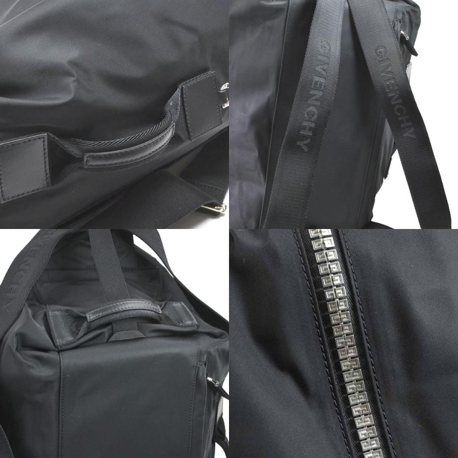 ジバンシィ GIVENCHY リュック Gジップ ダッフル ナイロン ブラック