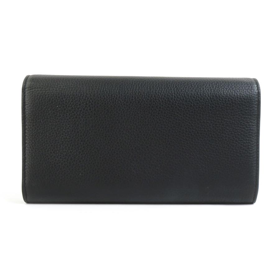 Christian Dior 黒 レザー 長財布 クリスチャンディオール Christian Dior 長財布 レザー ブラック