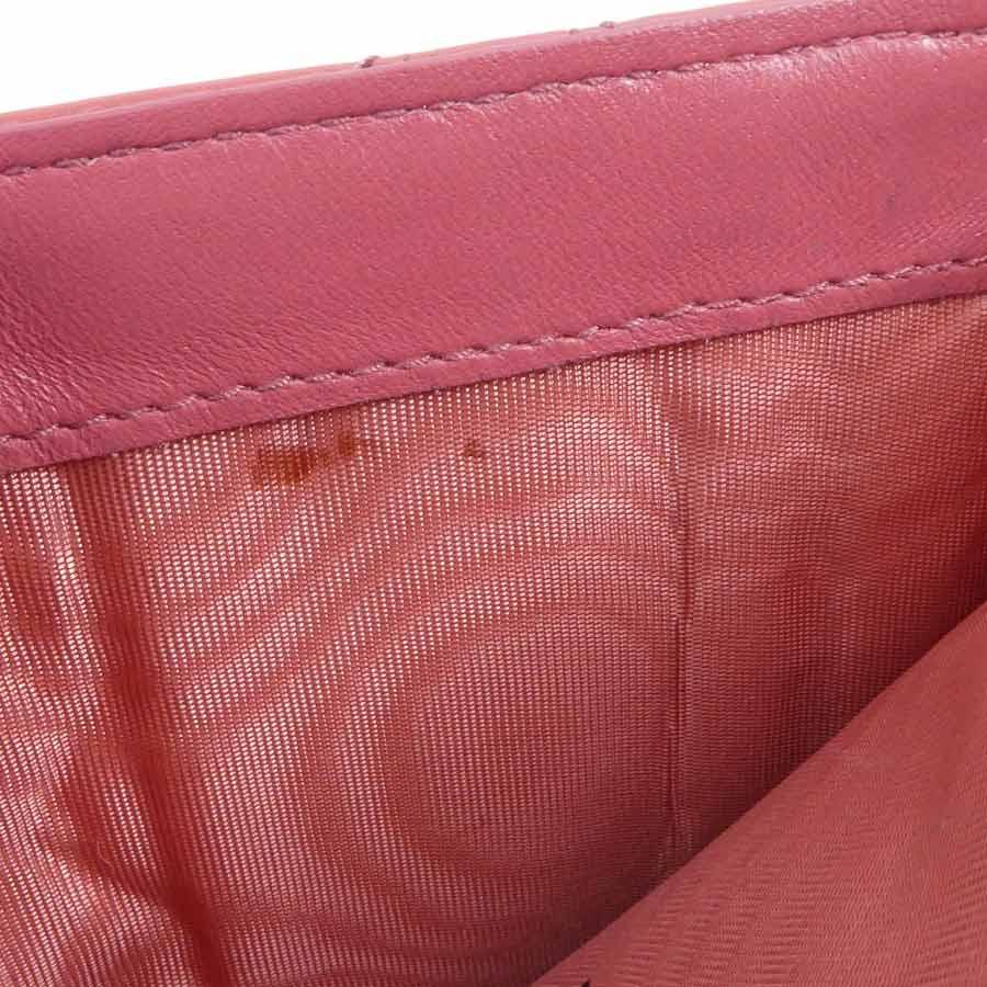 クリスチャンディオール Christian Dior 三つ折り財布 パテントレザー