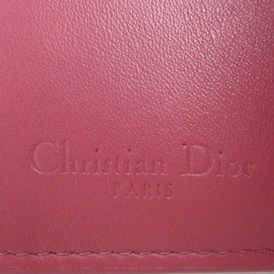 クリスチャンディオール Christian Dior 三つ折り財布 パテントレザー