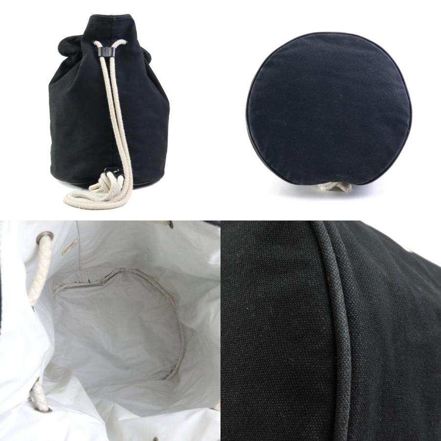 CHANEL（シャネル） ショルダーバッグ 巾着バッグ キャンバス ブラック