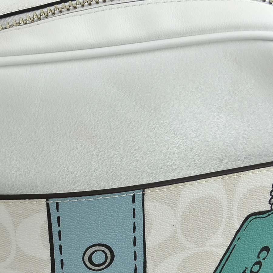 COACH（コーチ） 斜め掛けショルダーバッグ レザー ホワイト