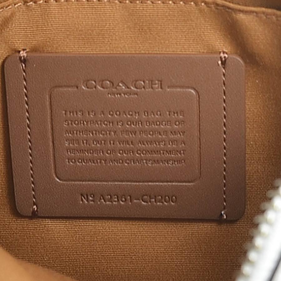 COACH（コーチ） 斜め掛けショルダーバッグ レザー ホワイト