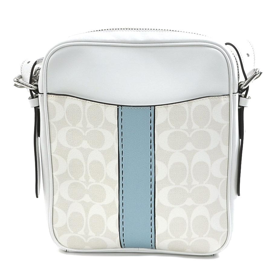COACH（コーチ） 斜め掛けショルダーバッグ レザー ホワイト