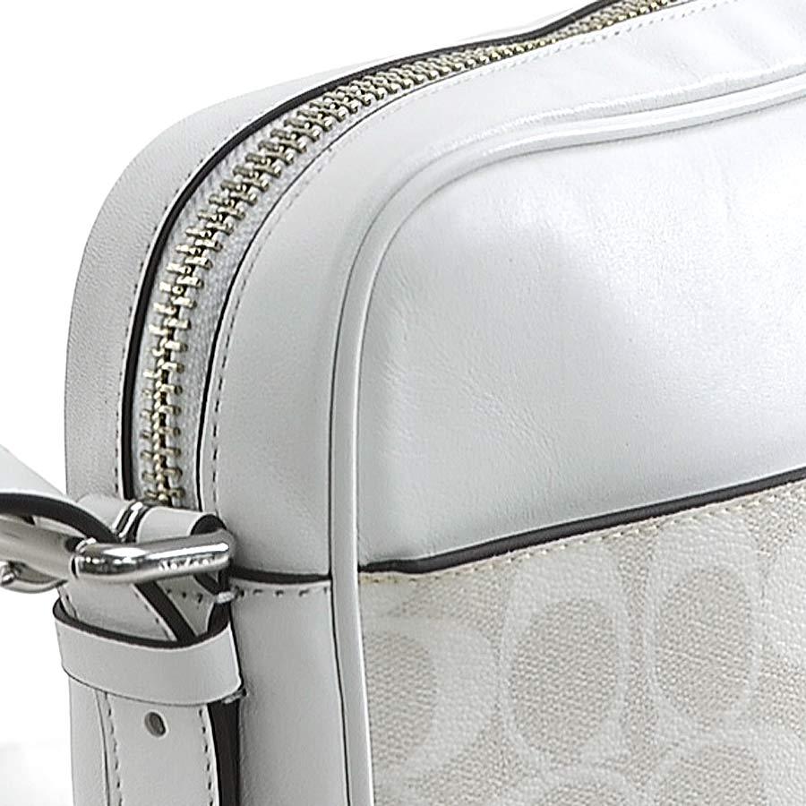 COACH（コーチ） 斜め掛けショルダーバッグ レザー ホワイト