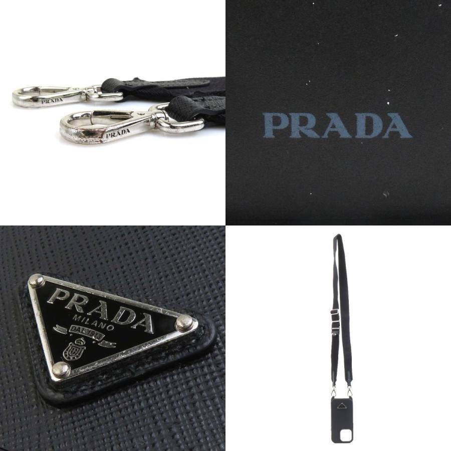 PRADA プラダ スマートフォンケース iPhone14 Proケース レザー