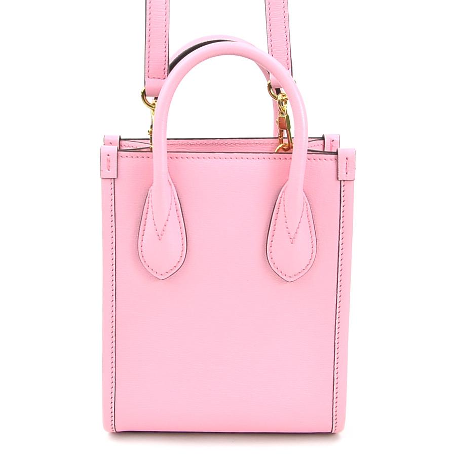 最終値下　GUCCI ピンク レザー ハンドバッグ GUCCI（グッチ） ショルダーバッグ ハンドバッグ ばなにゃ レザー