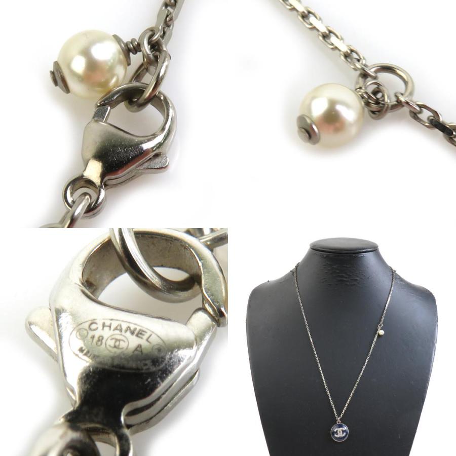 Chanel シャネル シルバー ネックレス パール ネックレス CHANEL - 新品 CHANEL 24V ネックレス パール シルバーの通販 by