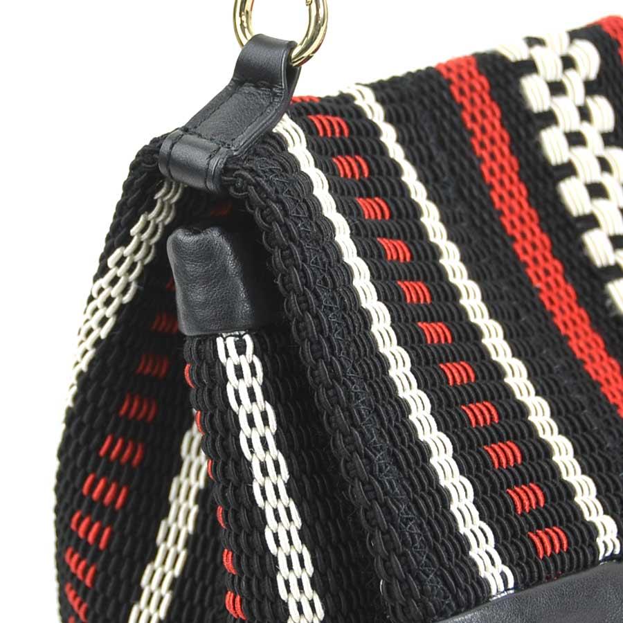 FURLA（フルラ） ショルダーバッグ ナイロン/コットン/レザー ブラック