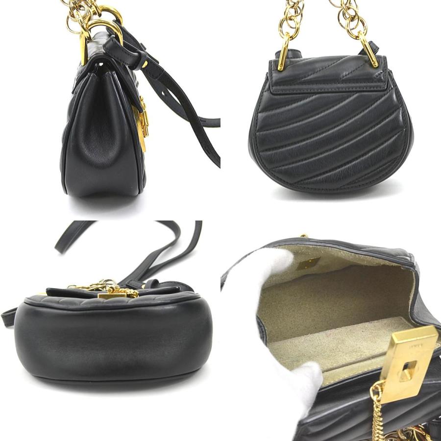クロエ　ドリューバッグ　chloe ブラック 楽天市場】クロエ Chloe ドリュー DREW チェーン ショルダー