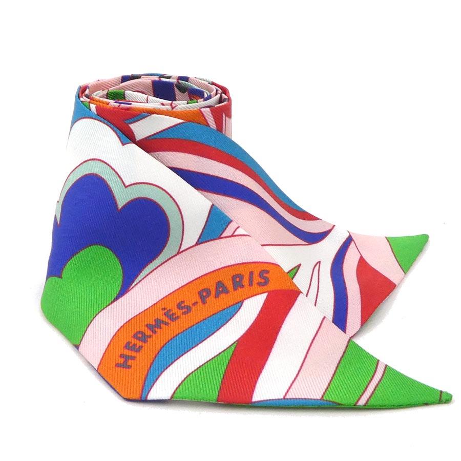 HERMES（エルメス） スカーフ ツイリー シルク マルチカラー