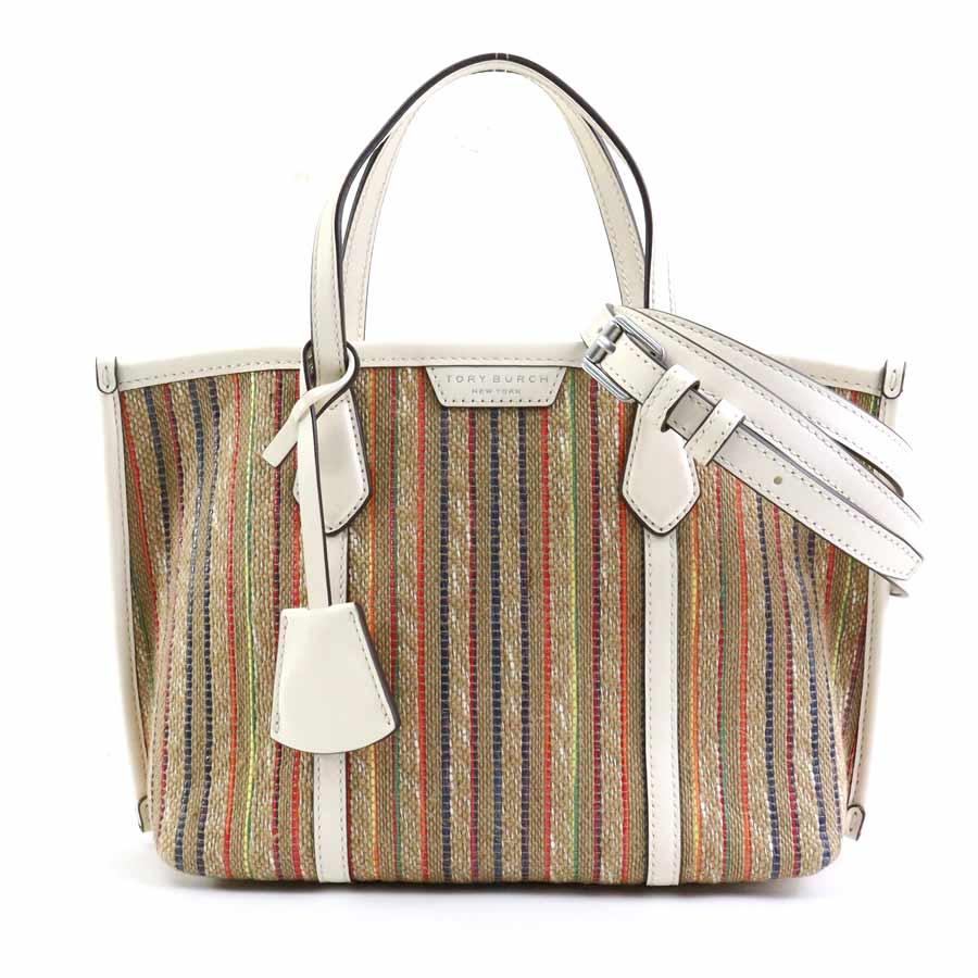 TORY BURCH（トリーバーチ） ハンドバッグ ショルダーバッグ ラフィア