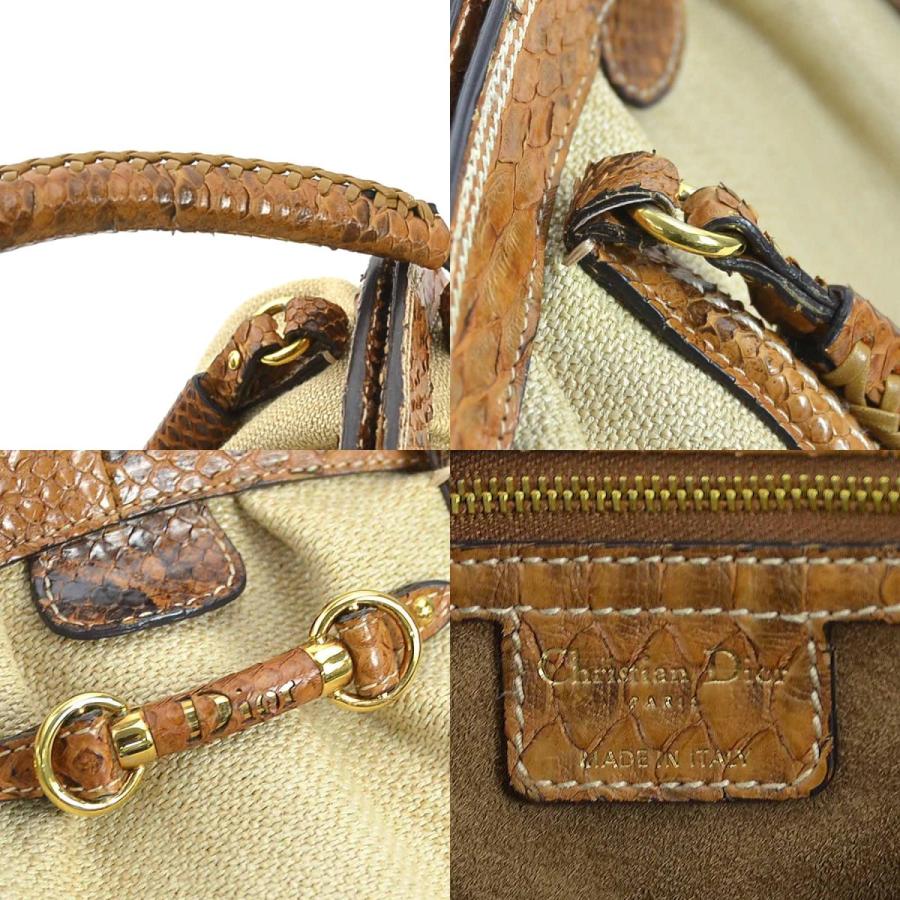 クリスチャンディオール Christian Dior ハンドバッグ キャンバス