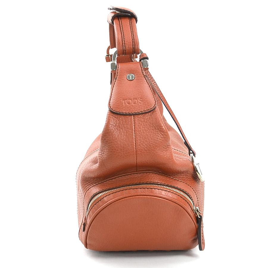トッズ TOD'S ハンドバッグ レザー ブラウン : ブランドバリュー