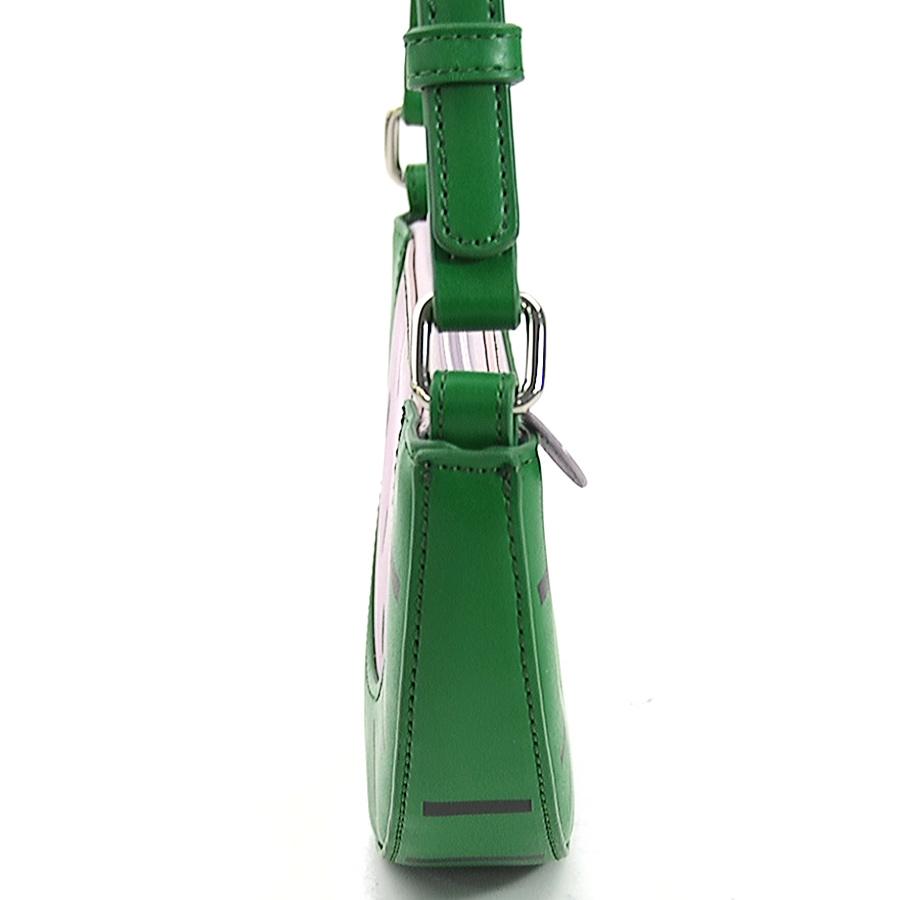 ステラマッカートニー Stella McCartney ショルダーバッグ すいか スイカ レザー グリーン×ピンク×ブラック_1