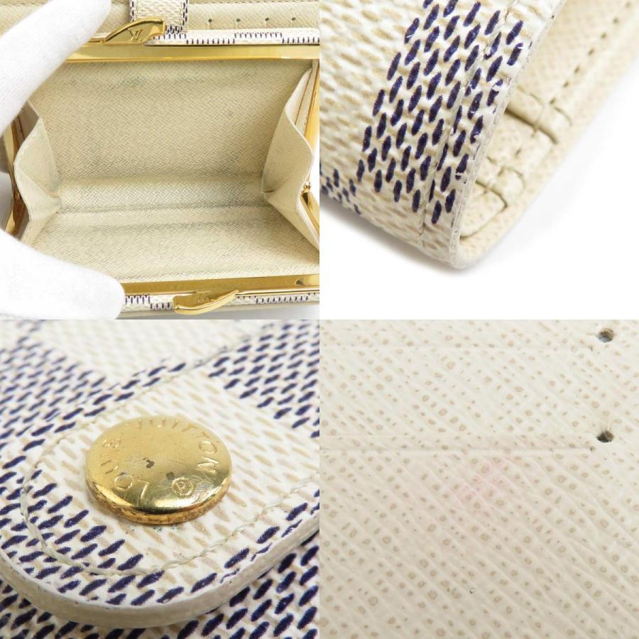 【美品】LOUIS VUITTON ヴィエノワ ダミエアズール LOUIS VUITTON（ルイ・ヴィトン） ルイ ヴィトン 二つ折り財布 ダミエ