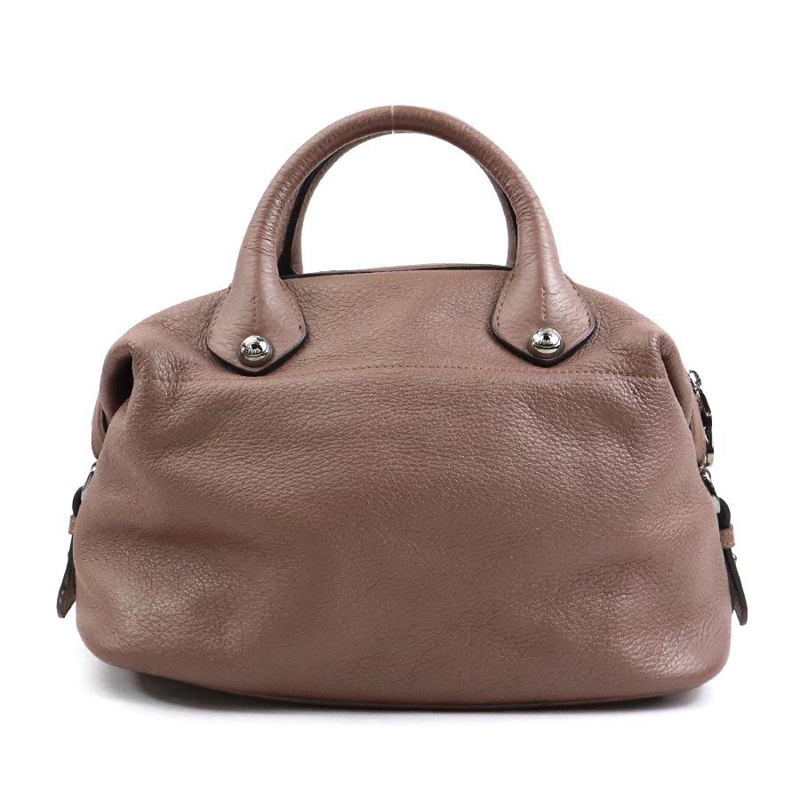 LOEWE（ロエベ） ハンドバッグ ショルダーバッグ メイ レザー ピンク系