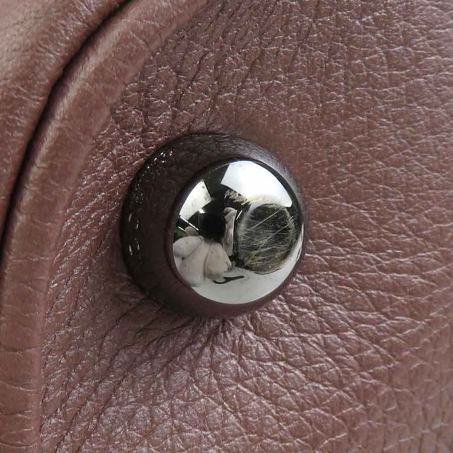 LOEWE（ロエベ） ハンドバッグ ショルダーバッグ メイ レザー ピンク系