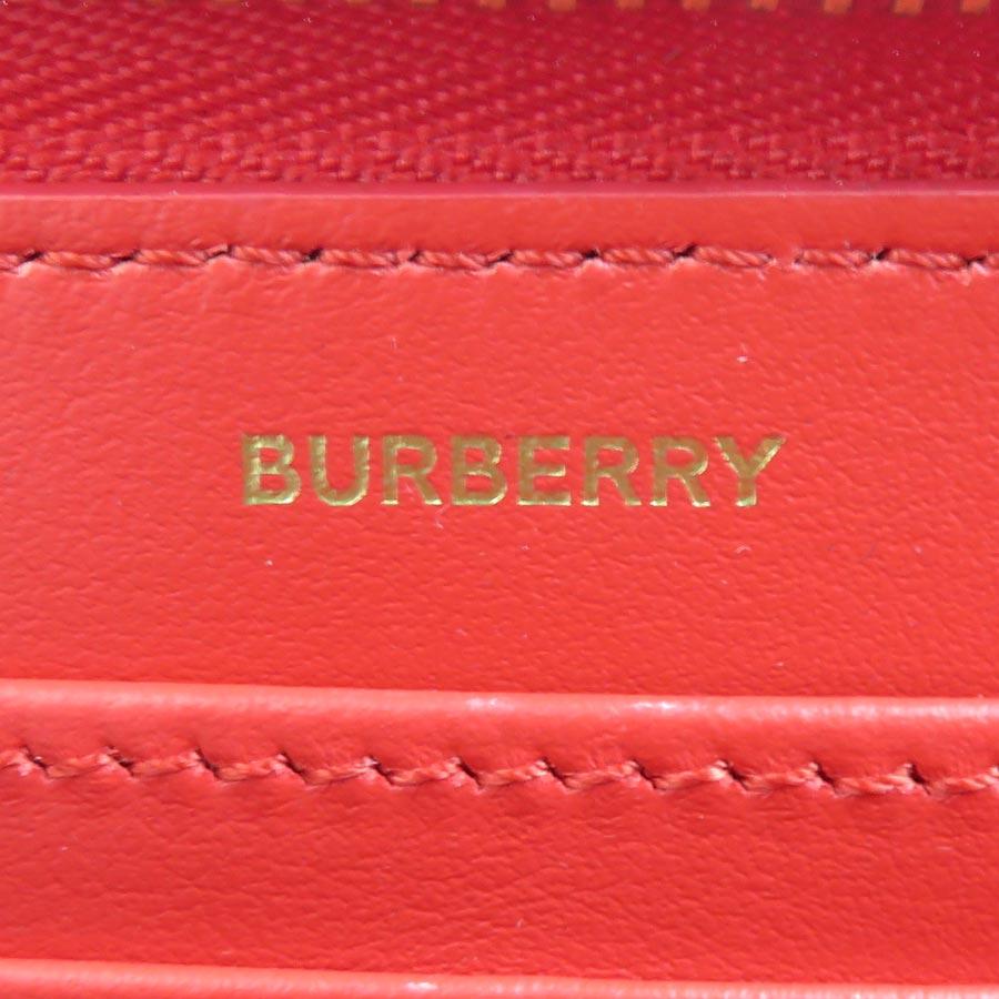 バーバリー 長財布　ラウンドファスナー　pvc レザー BURBERRY（バーバリー） ラウンドファスナー長財布 PVCコーティング