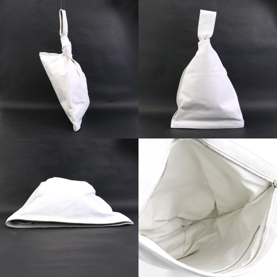 美品　BOTTEGA VENETA ツイスト　ホワイト　レザー　ハンドバッグ BOTTEGA VENETA - ボッテガヴェネタBVミニ ザ ツイストtwist