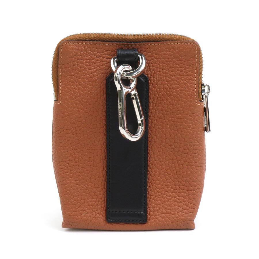 LOEWE（ロエベ） ポーチ レザー ブラウン : ブランドバリュー - 通販