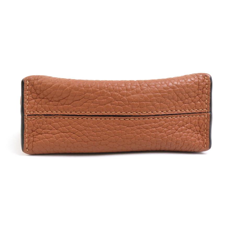 ロエベ　レザー製ブラウンポーチ LOEWE（ロエベ） ポーチ レザー ブラウン : ブランドバリュー - 通販