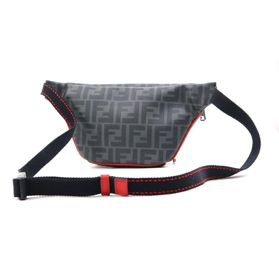 FENDI（フェンディ） ウエストバッグ ボディバッグ レザー ブラック