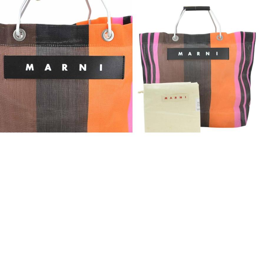 MARNI / ハンドバッグ/--/マルチカラー MARNI マルニ ハンドバッグ フラワーカフェ ナイロン/アルミ/レザー