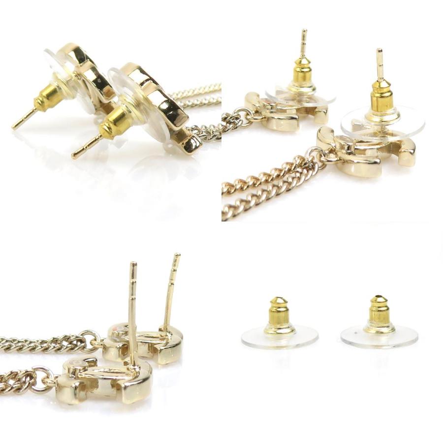 CHANEL シャネル ピアス メタル/フェイクパール/ストーン ゴールド