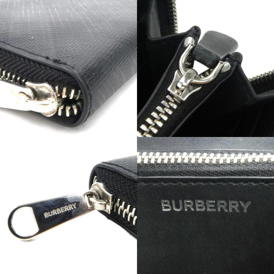 バーバリー長い財布 ( PVC ) BURBERRY バーバリー ラウンドファスナー長財布 PVCコーティング
