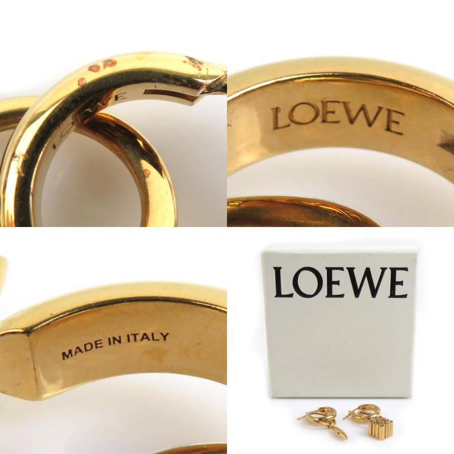 LOEWE ロエベ ピアス メタル ゴールド : ブランドバリュー LOEWE ロエベ ピアス メタル ゴールド : ブランドバリュー