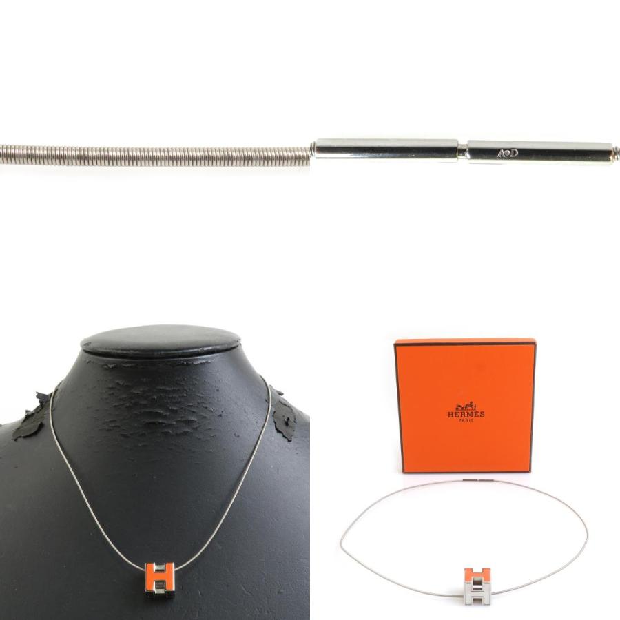 HERMES（エルメス） ネックレス Hキューブ カージュドアッシュ メタル