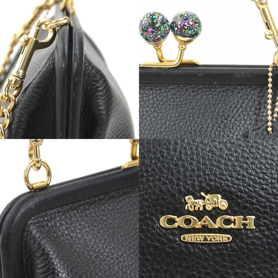 COACH（コーチ） ショルダーバッグ レザー ブラック : ブランド
