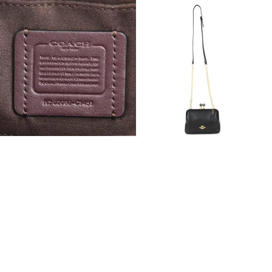 COACH（コーチ） ショルダーバッグ レザー ブラック : ブランド