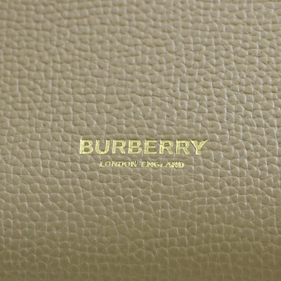 バーバリー BURBERRY ハンドバッグ ショルダーバッグ レザー/キャンバス キャメル_12
