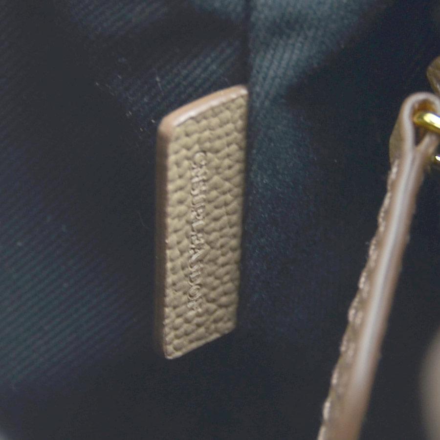 バーバリー BURBERRY ハンドバッグ ショルダーバッグ レザー/キャンバス キャメル_14
