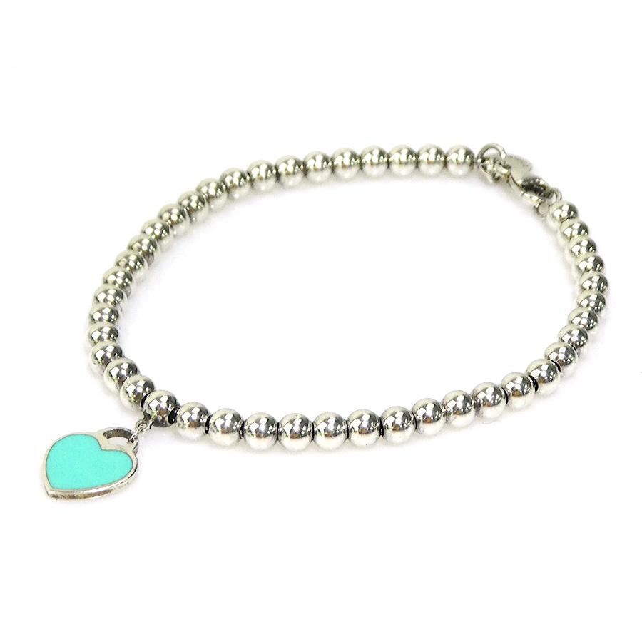 TIFFANY&Co.（ティファニー） ブレスレット ブルー ハート タグ ビーズ