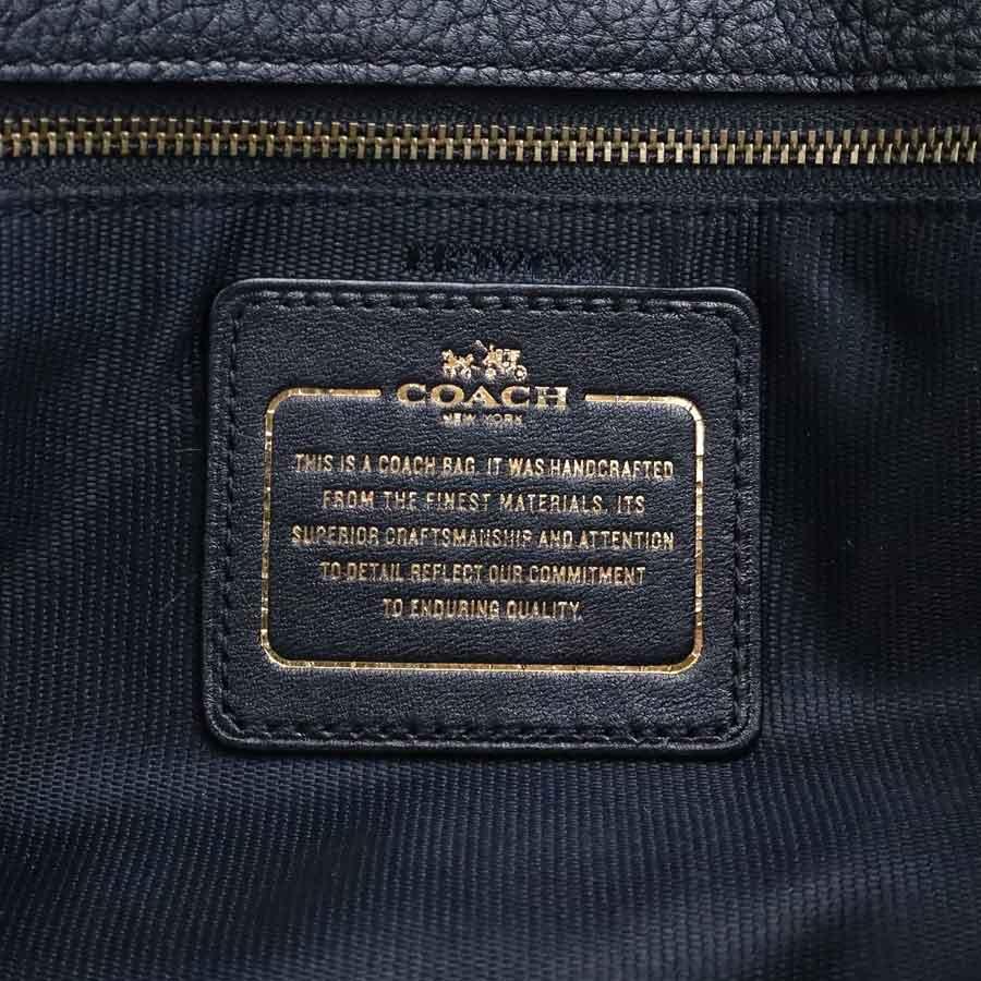 COACH（コーチ） ショルダーバッグ ボア/レザー アイボリー×ブラック
