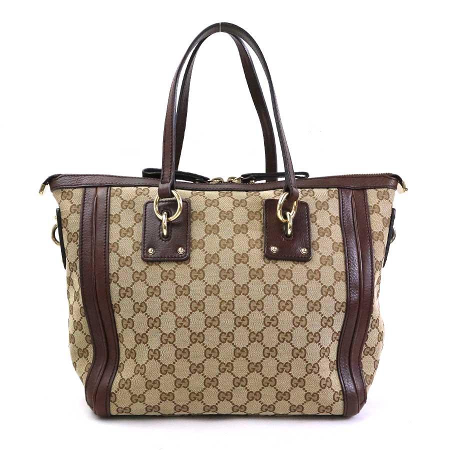 GUCCI ハンドバッグ ブラウン GUCCI（グッチ） ハンドバッグ ショルダーバッグ GGキャンバス