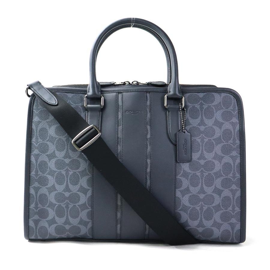 コーチ ビジネスバッグ 紺 専用 COACH ビジネスバッグ ネイビー コーチ COACH バック （ネイビー